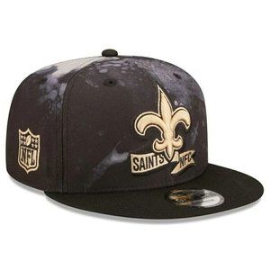 New Era 9FIFTY Official 2022 New Orleans Saints Sideline Ink Dye Snapback Hat